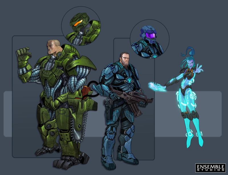 Illustration for article titled Halo MMO Concepts: What Your Sexy Mistress Chief Could Have Looked Like